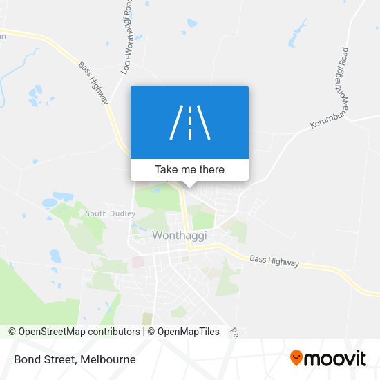 Bond Street map