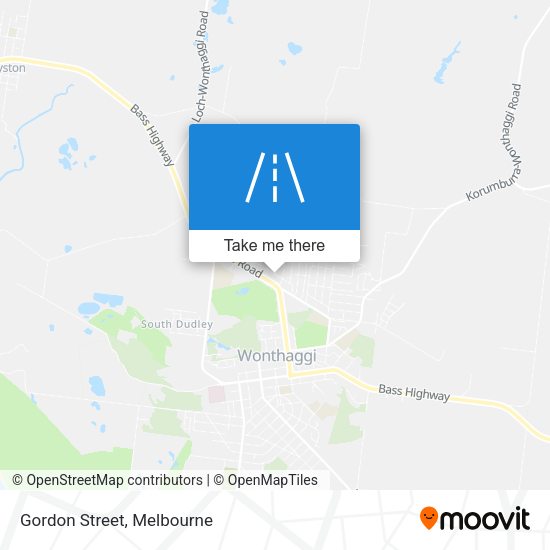 Gordon Street map