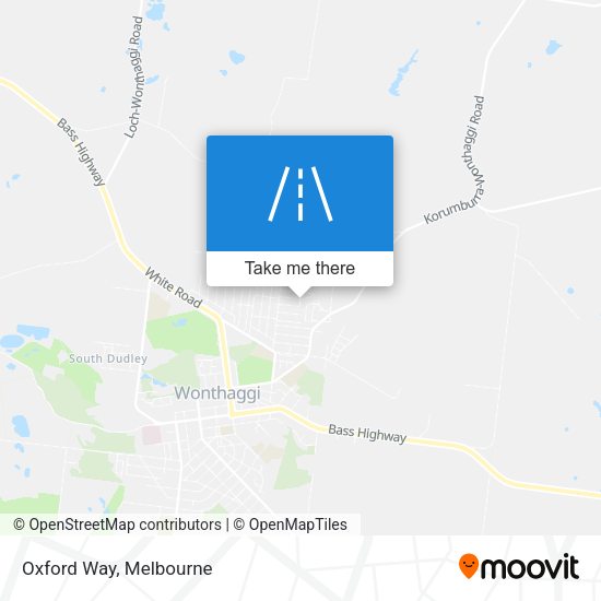 Oxford Way map