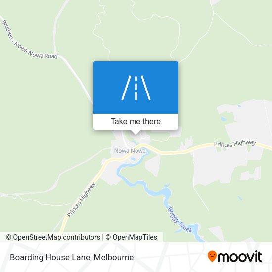 Boarding House Lane map