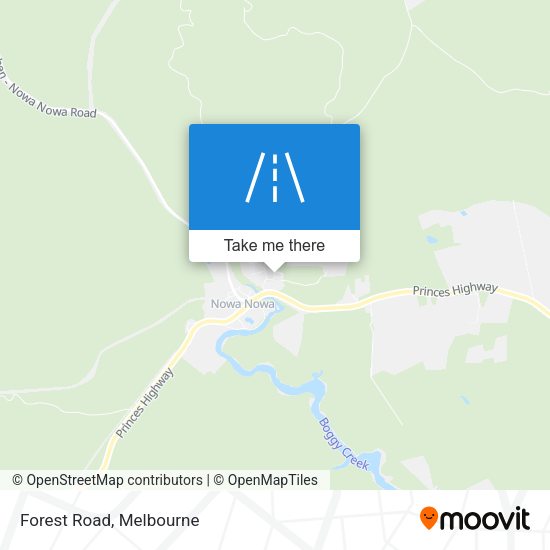 Forest Road map