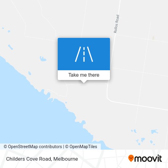 Childers Cove Road map