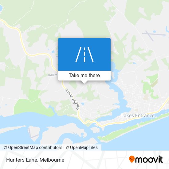 Hunters Lane map