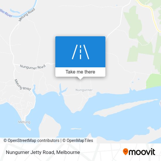 Nungurner Jetty Road map