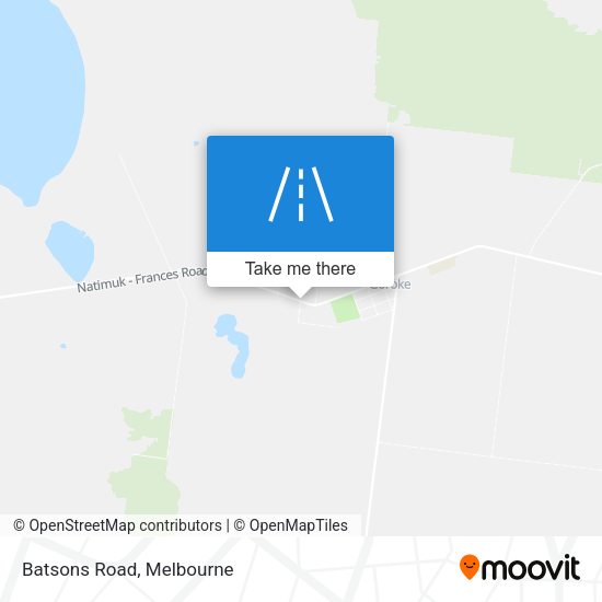 Batsons Road map