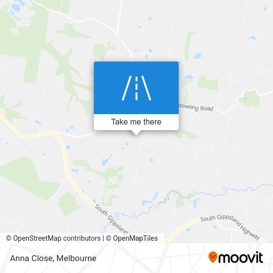Anna Close map
