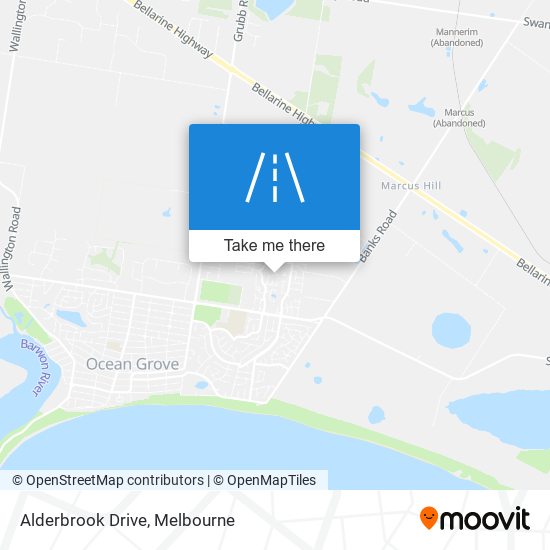 Alderbrook Drive map