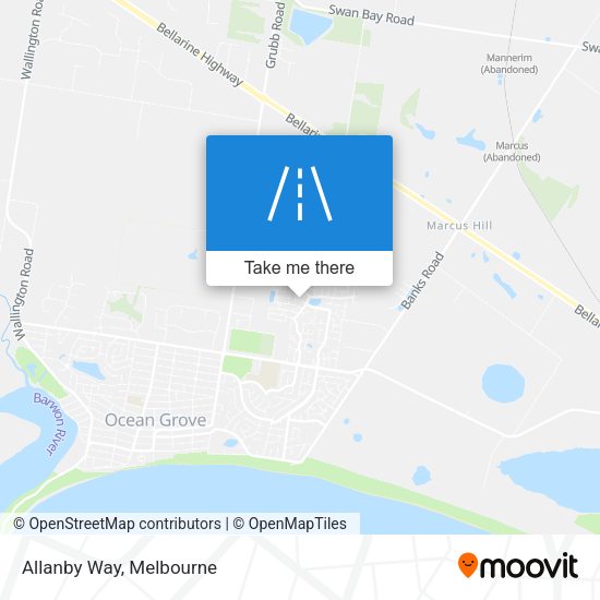 Allanby Way map