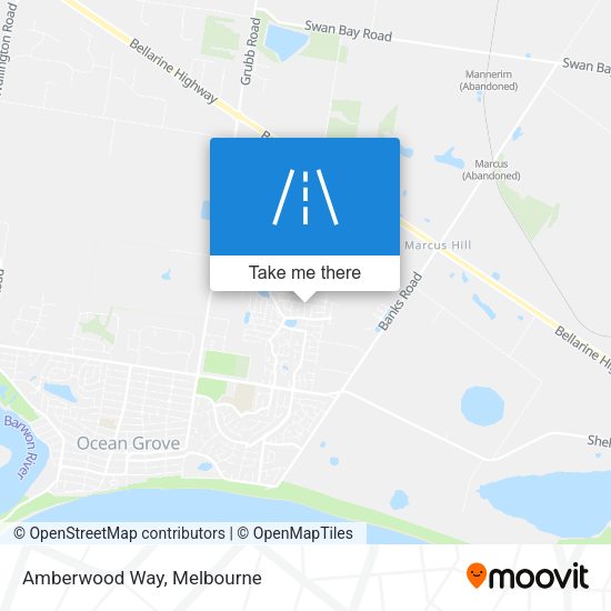 Amberwood Way map