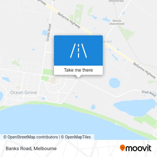 Banks Road map