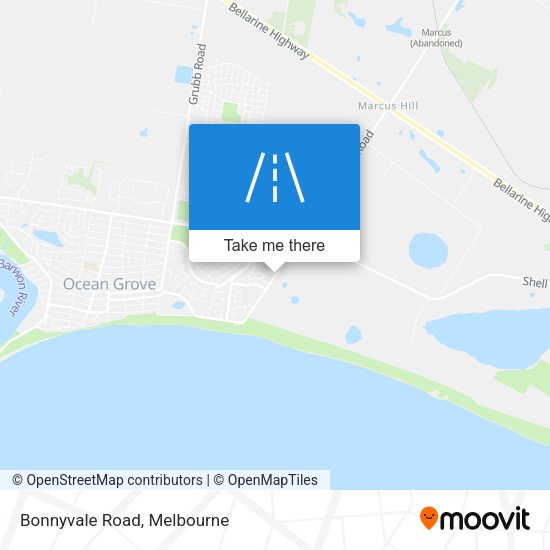 Bonnyvale Road map