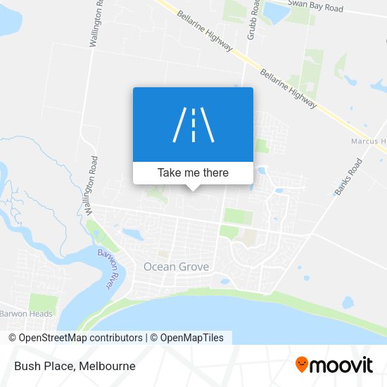 Bush Place map