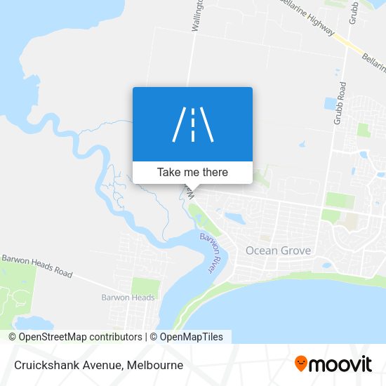 Cruickshank Avenue map