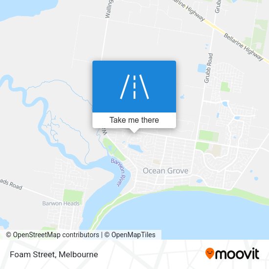 Foam Street map