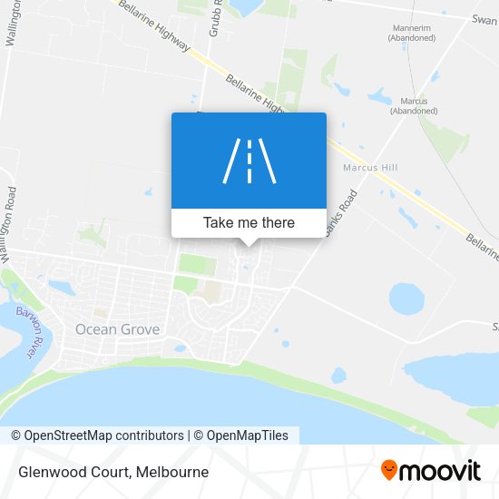 Glenwood Court map