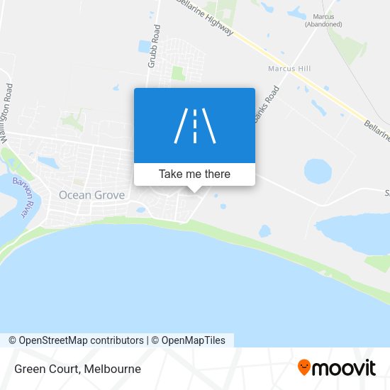Green Court map
