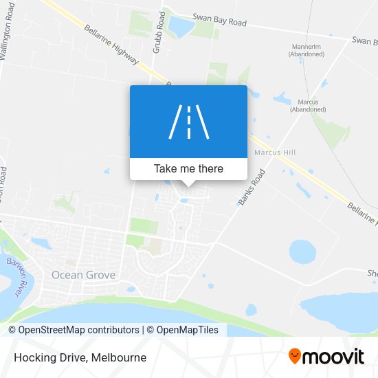 Hocking Drive map