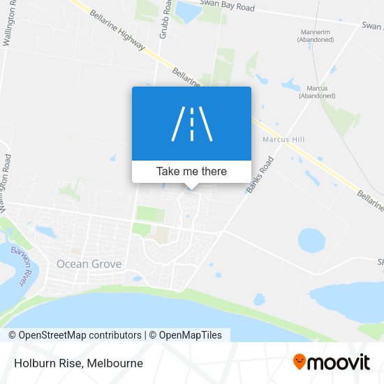 Holburn Rise map
