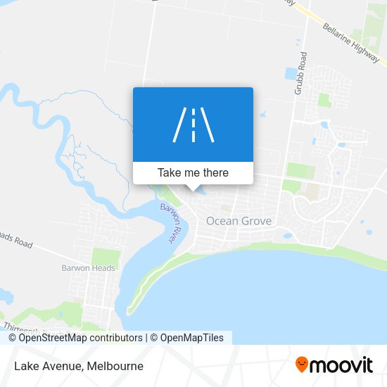 Lake Avenue map