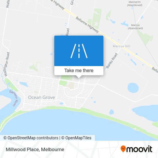 Millwood Place map
