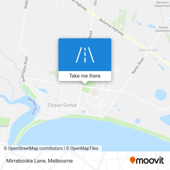 Mirrabooka Lane map