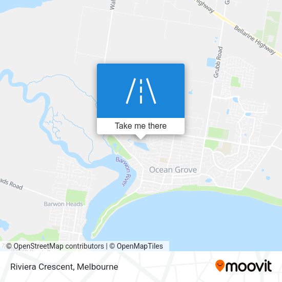 Riviera Crescent map