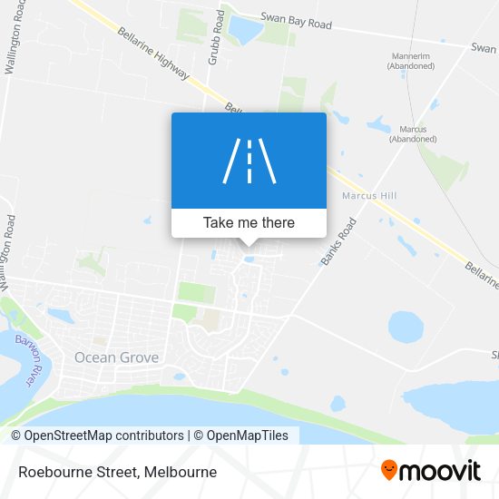 Roebourne Street map