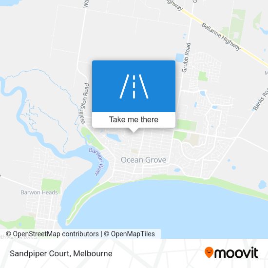 Sandpiper Court map