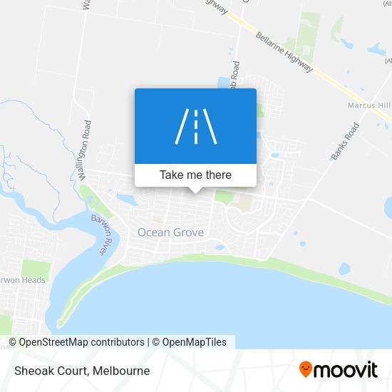 Sheoak Court map