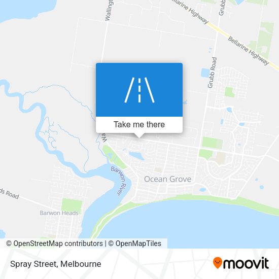 Spray Street map
