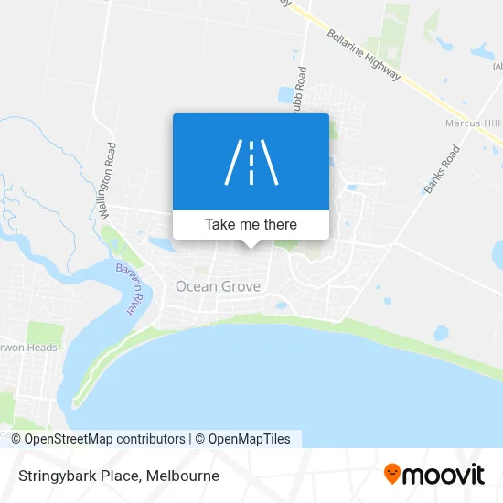 Mapa Stringybark Place