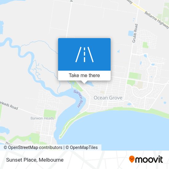 Sunset Place map