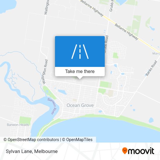 Sylvan Lane map