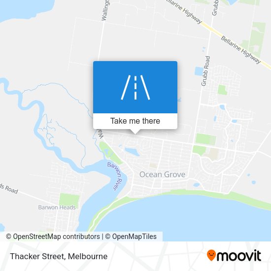 Thacker Street map