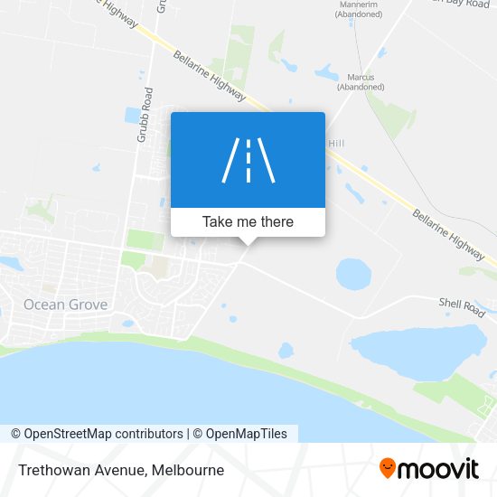 Trethowan Avenue map
