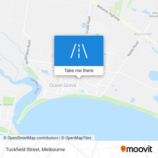 Tuckfield Street map