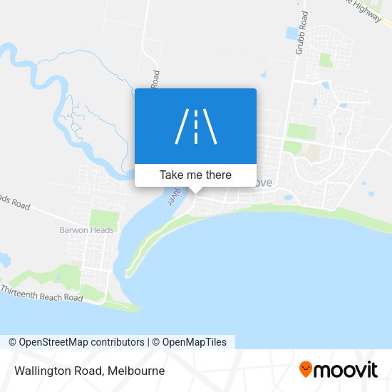 Wallington Road map