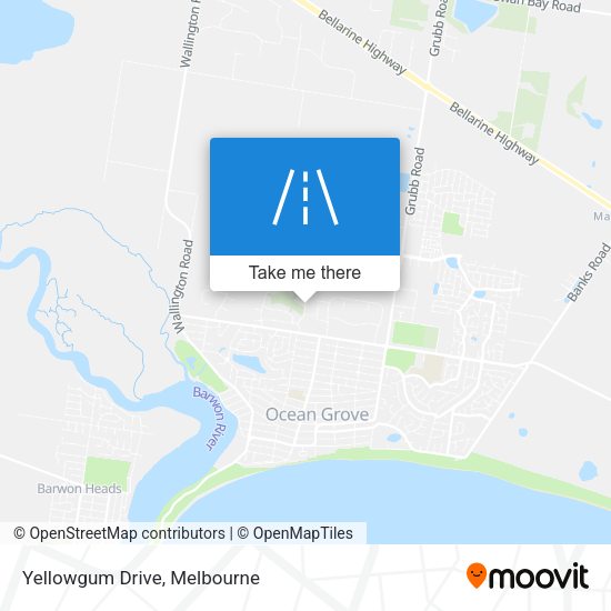 Yellowgum Drive map