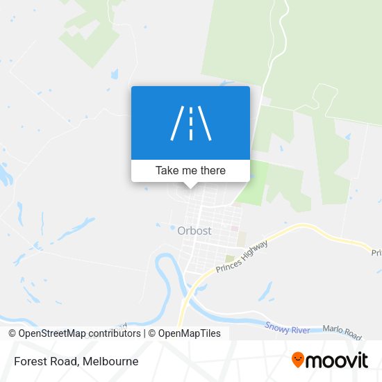 Forest Road map