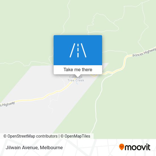 Jilwain Avenue map