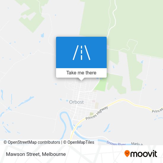 Mawson Street map