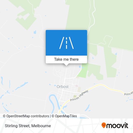 Stirling Street map