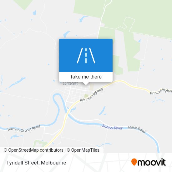 Tyndall Street map