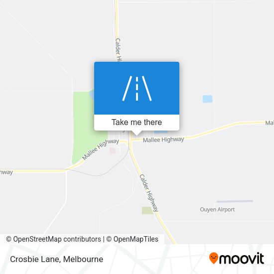 Crosbie Lane map