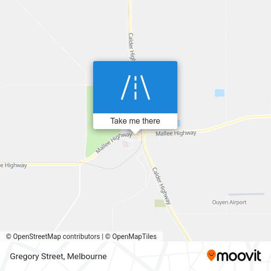 Gregory Street map
