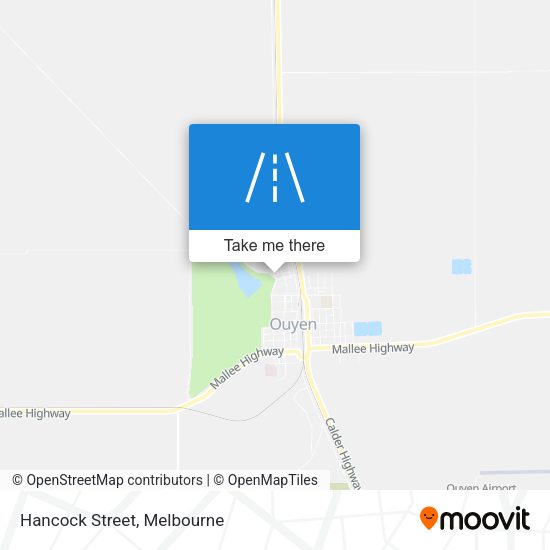 Hancock Street map