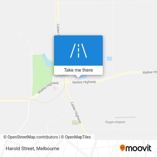 Harold Street map