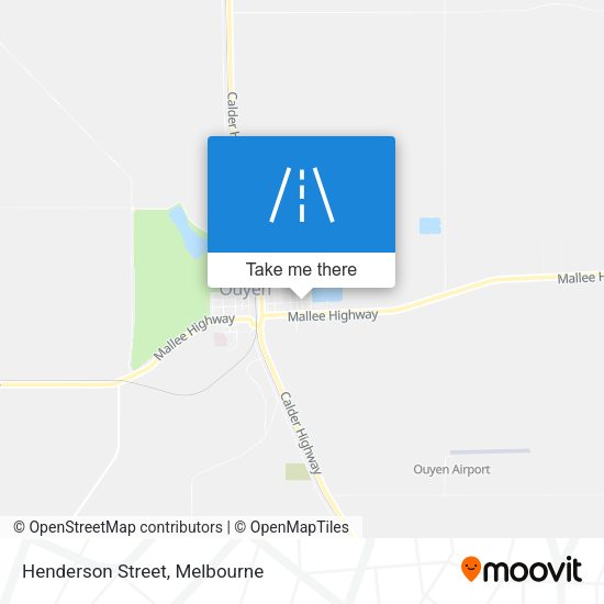 Henderson Street map