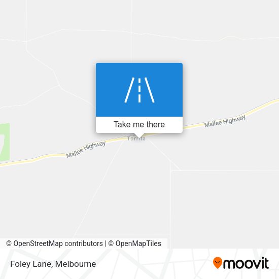 Foley Lane map