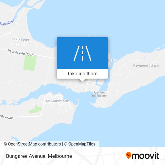 Bungaree Avenue map